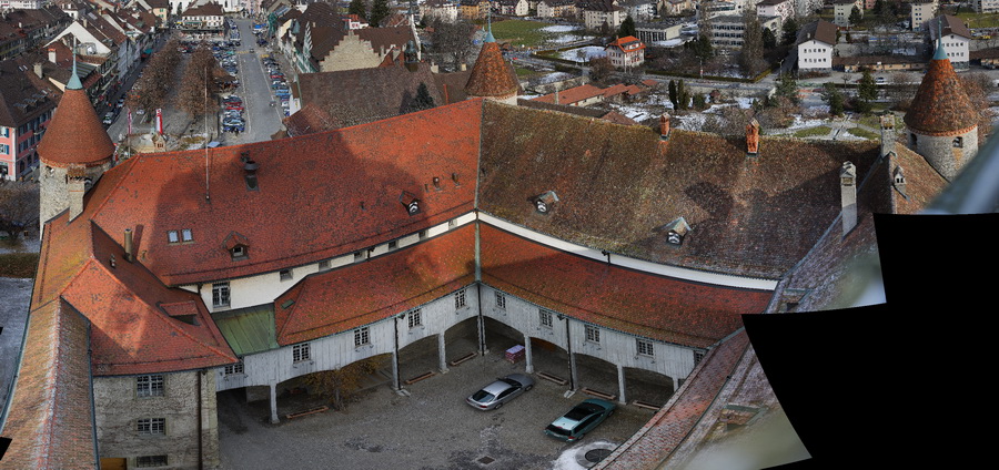 Chateau de Bulle depuis la Tour