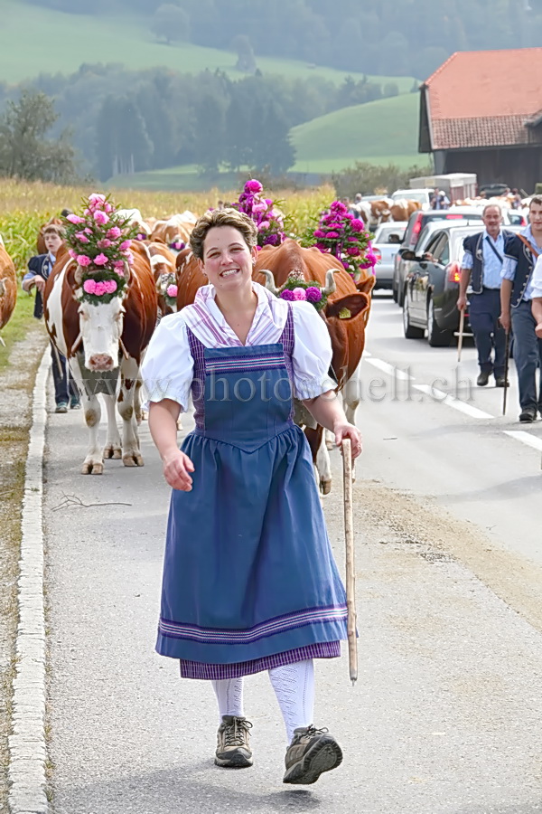 La joie de la désalpe en Gruyère