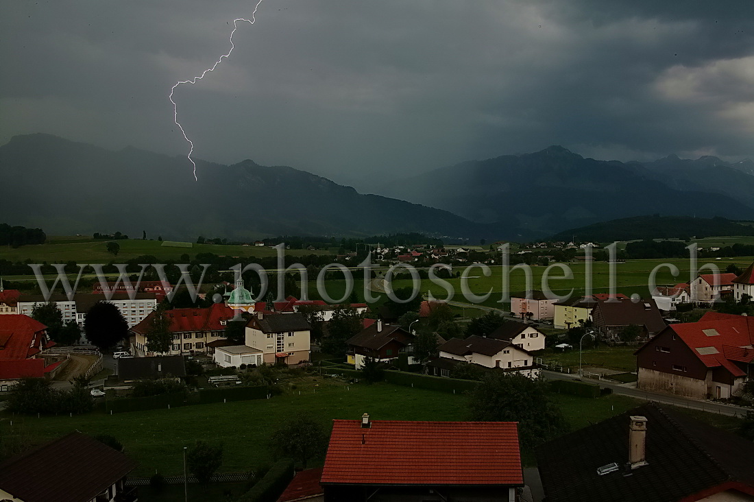 Orage sur Echarlens