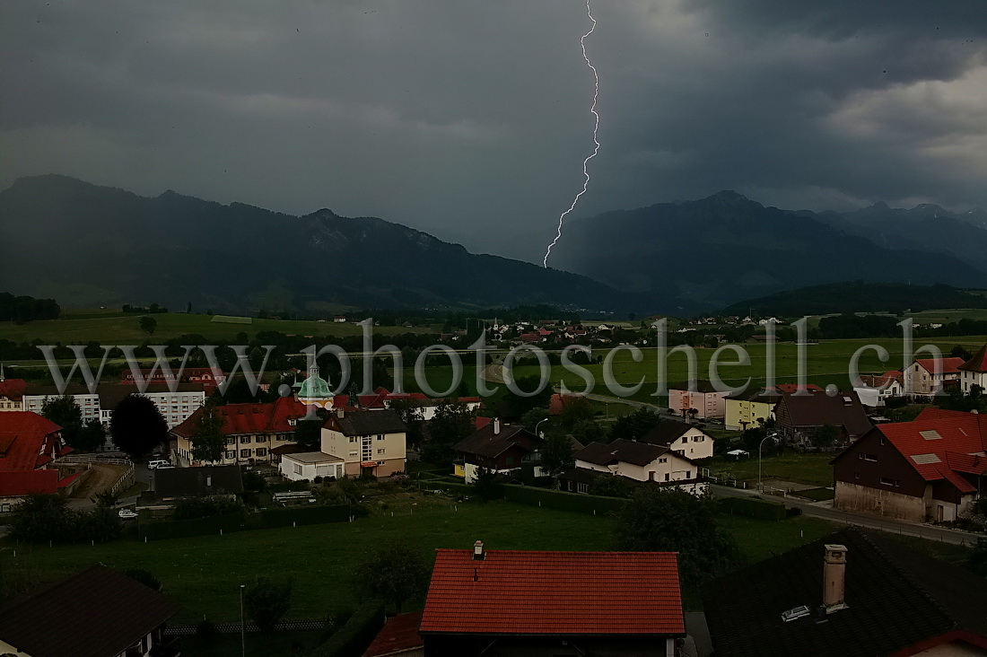 Orage sur Echarlens