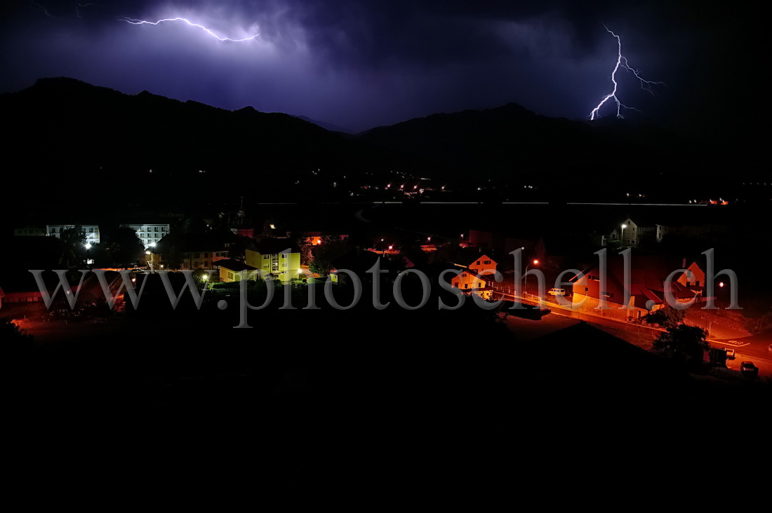 Orage sur la dent de Broc