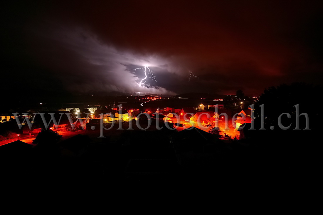 Orage sur Echarlens