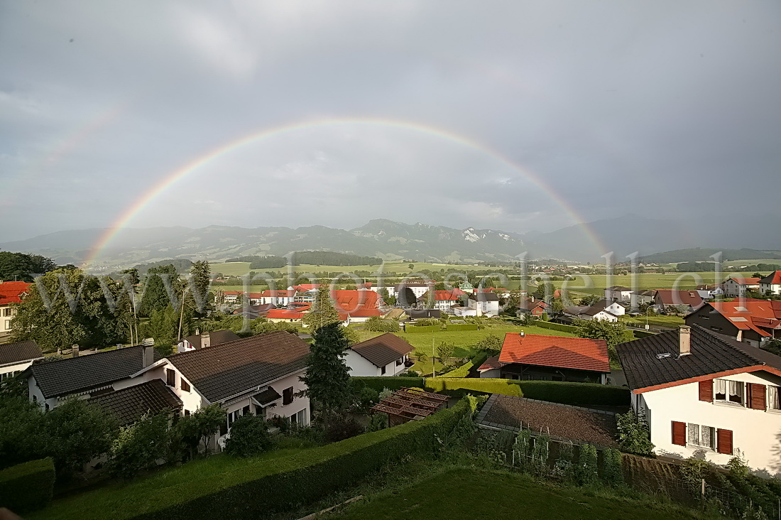 Arc en ciel complet sur Marsens