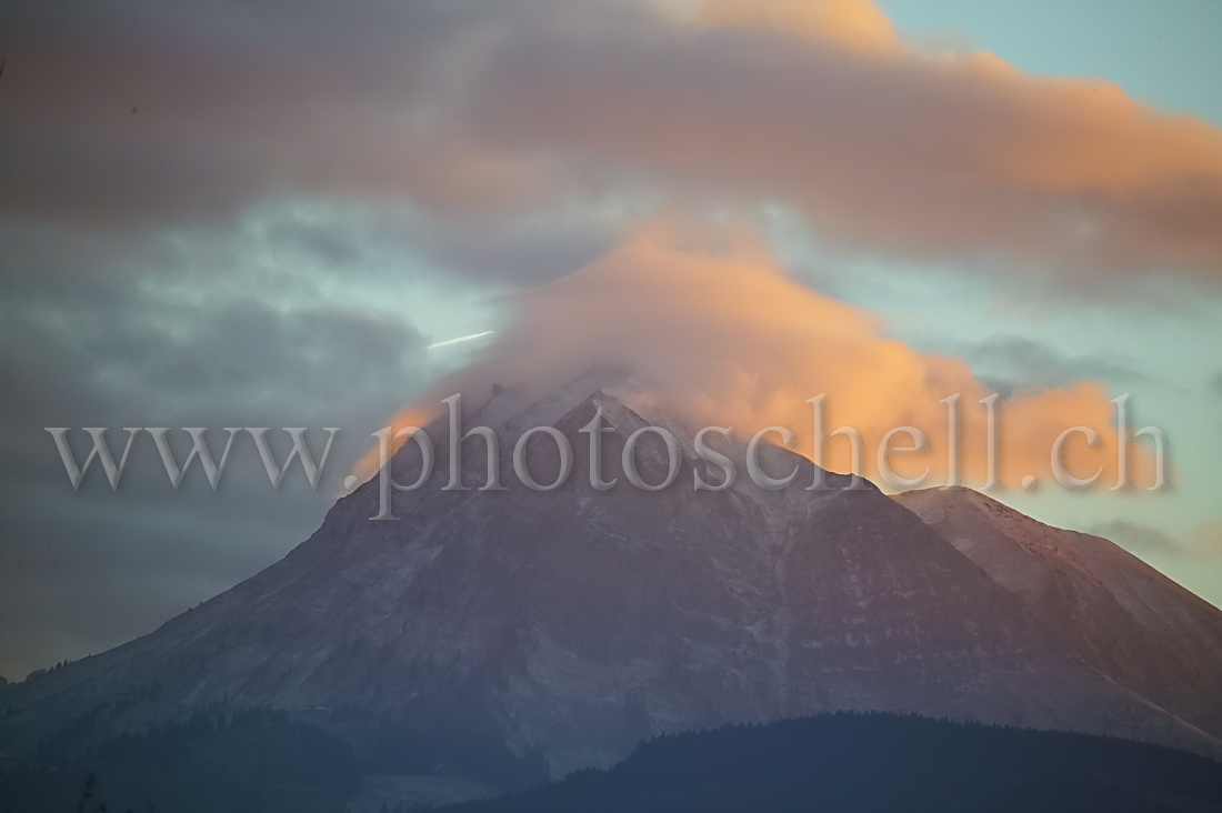 Coucher de soleil sur le Moléson