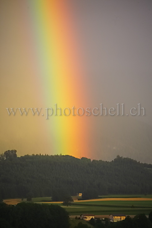 Arc en ciel sur Morlon (détail)