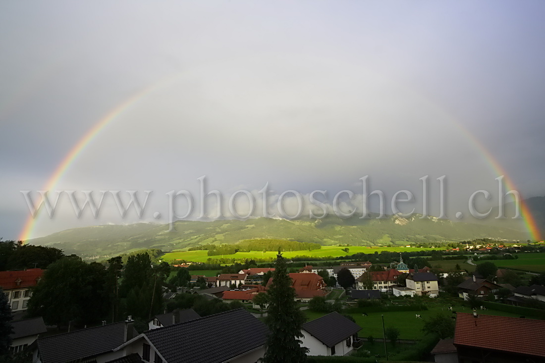 Arc en ciel double complet