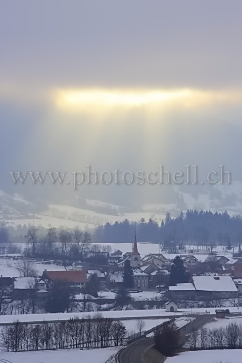 Rayons de soleil sur Echarlens