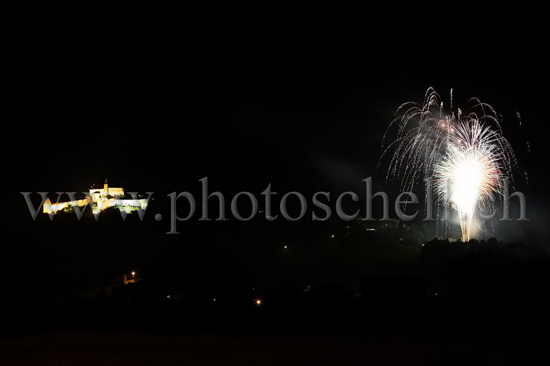 Fête du premier août à Gruyères