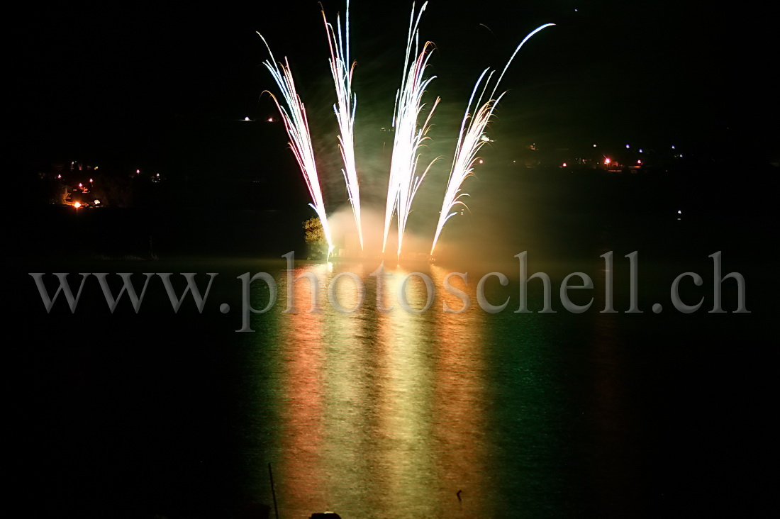 Le feu au lac de la Gruyère