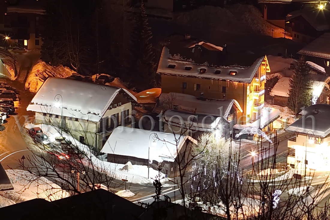 Avoriaz la nuit