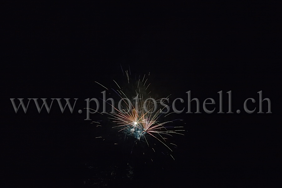 Feu d\'artifice à Vuippens (1er août)