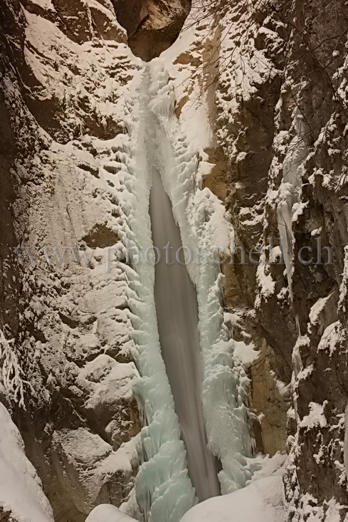 Cascade gelée