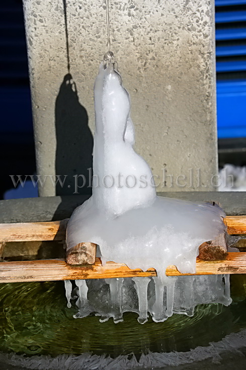 Fontaine gelée...