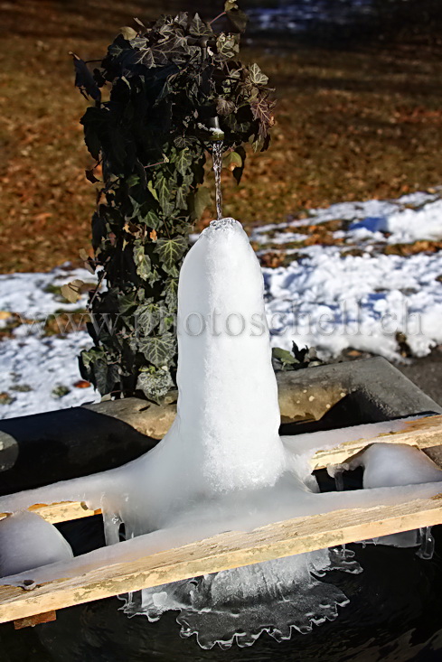 Fontaine gelée...