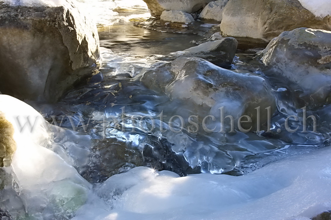 Cascade gelée