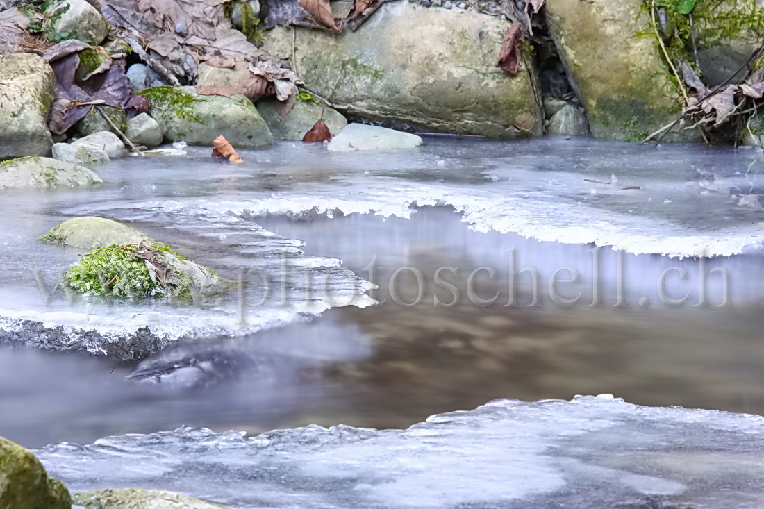 Petites cascades glacées