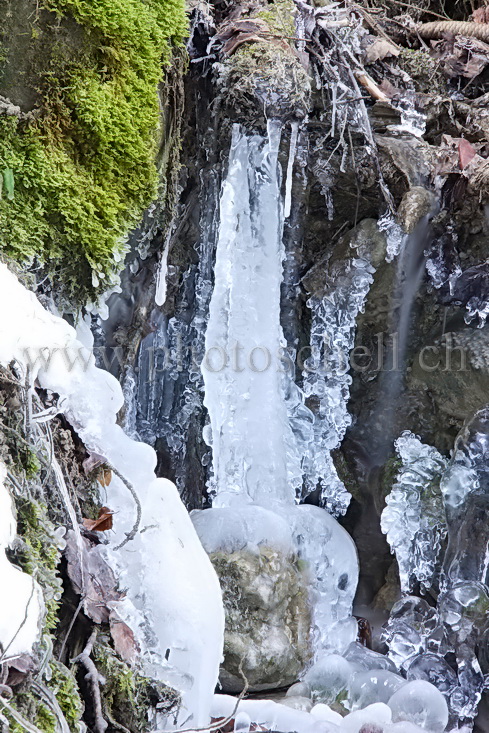 Petites cascades glacées