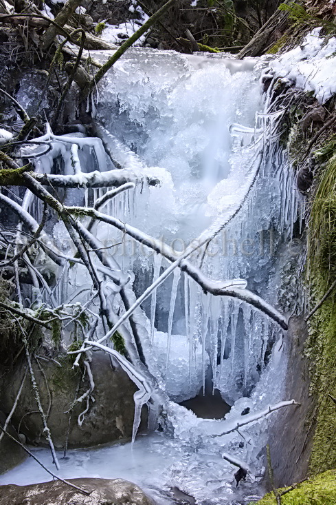 Petites cascades glacées