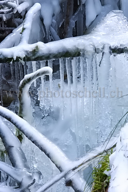 Stalagtites de glaces