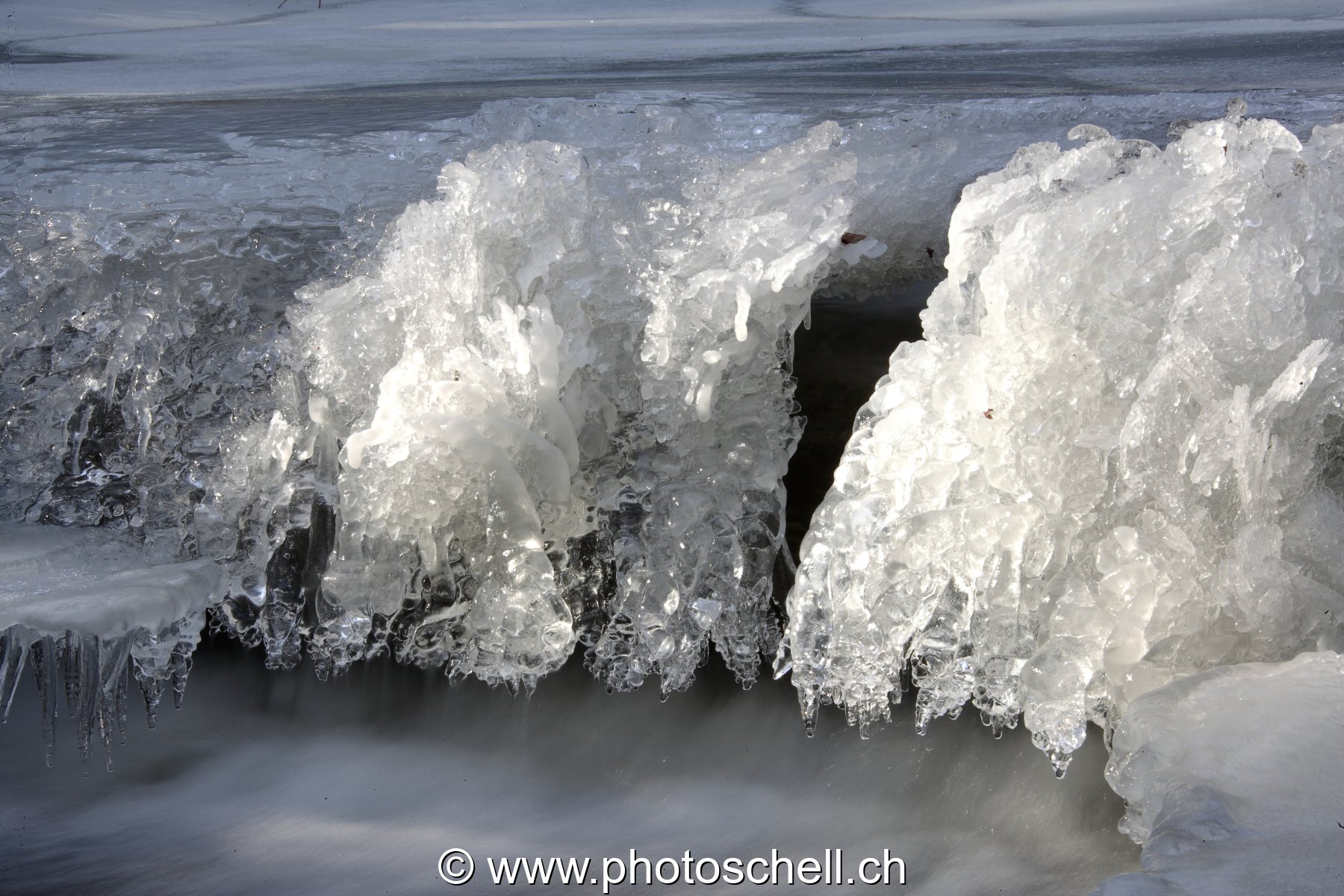 Trouée dans la glace