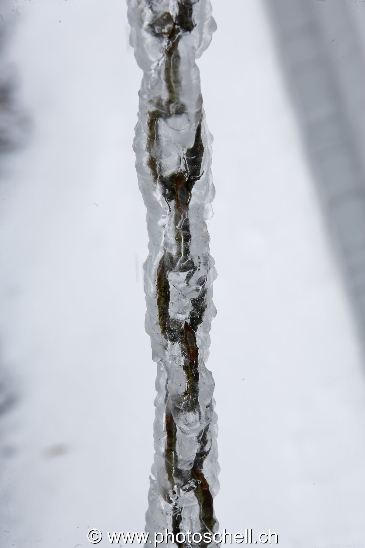 Chaîne sous la glace