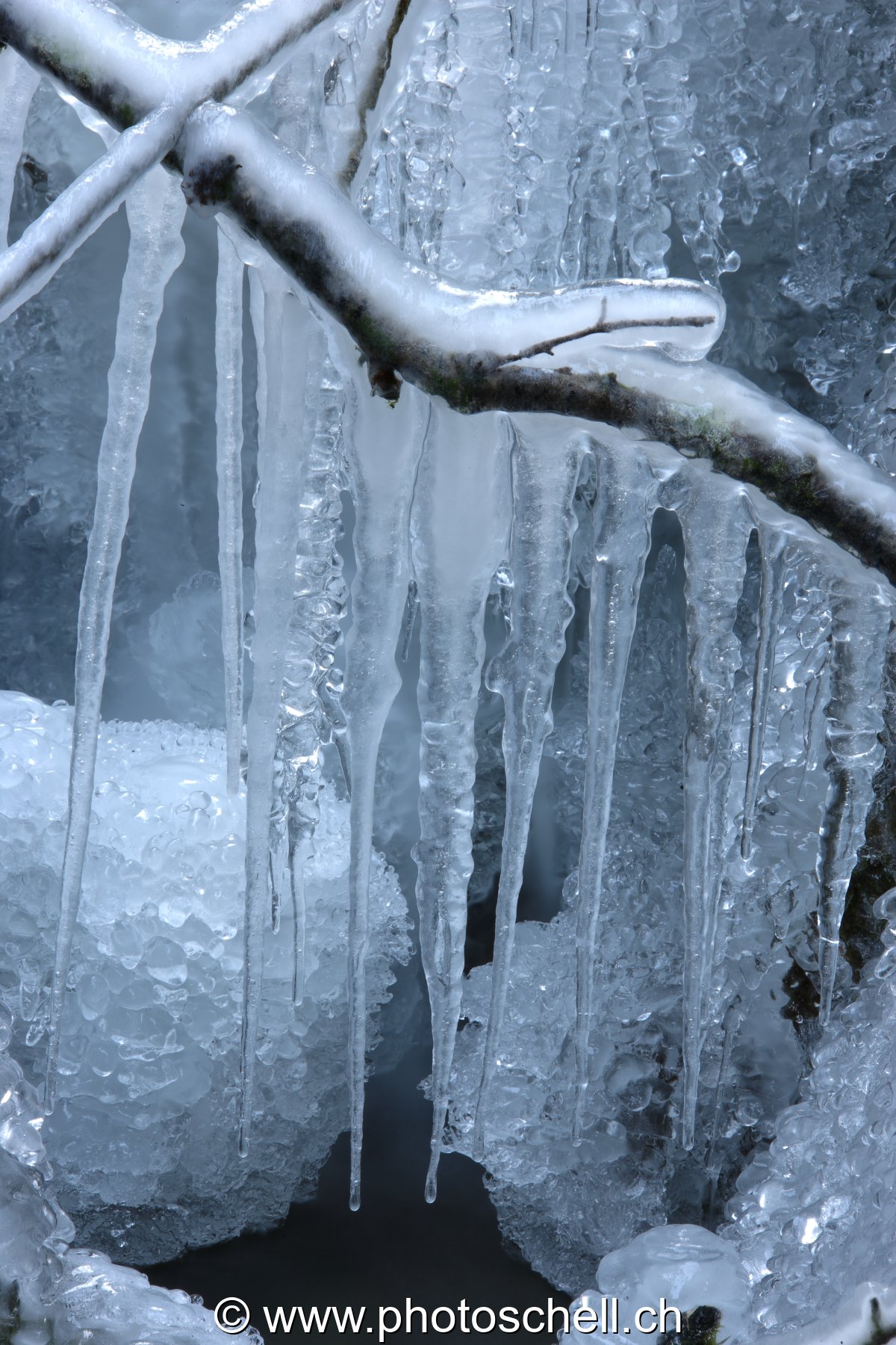 Stalagtites de glaces