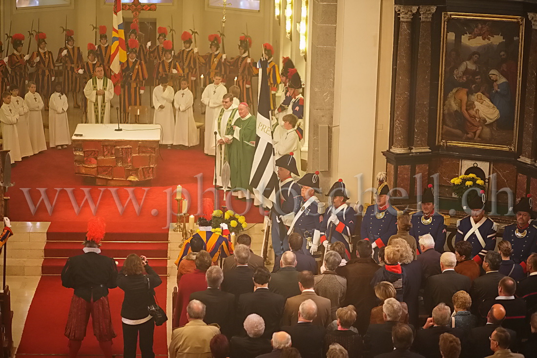 La garde pontificale, les grenadiers et l\'armée des fidèles