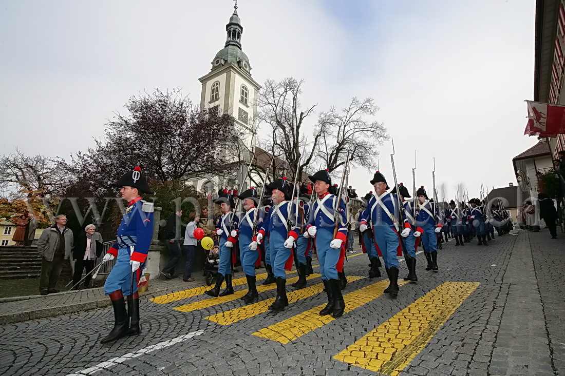 Le défilé des grenadiers