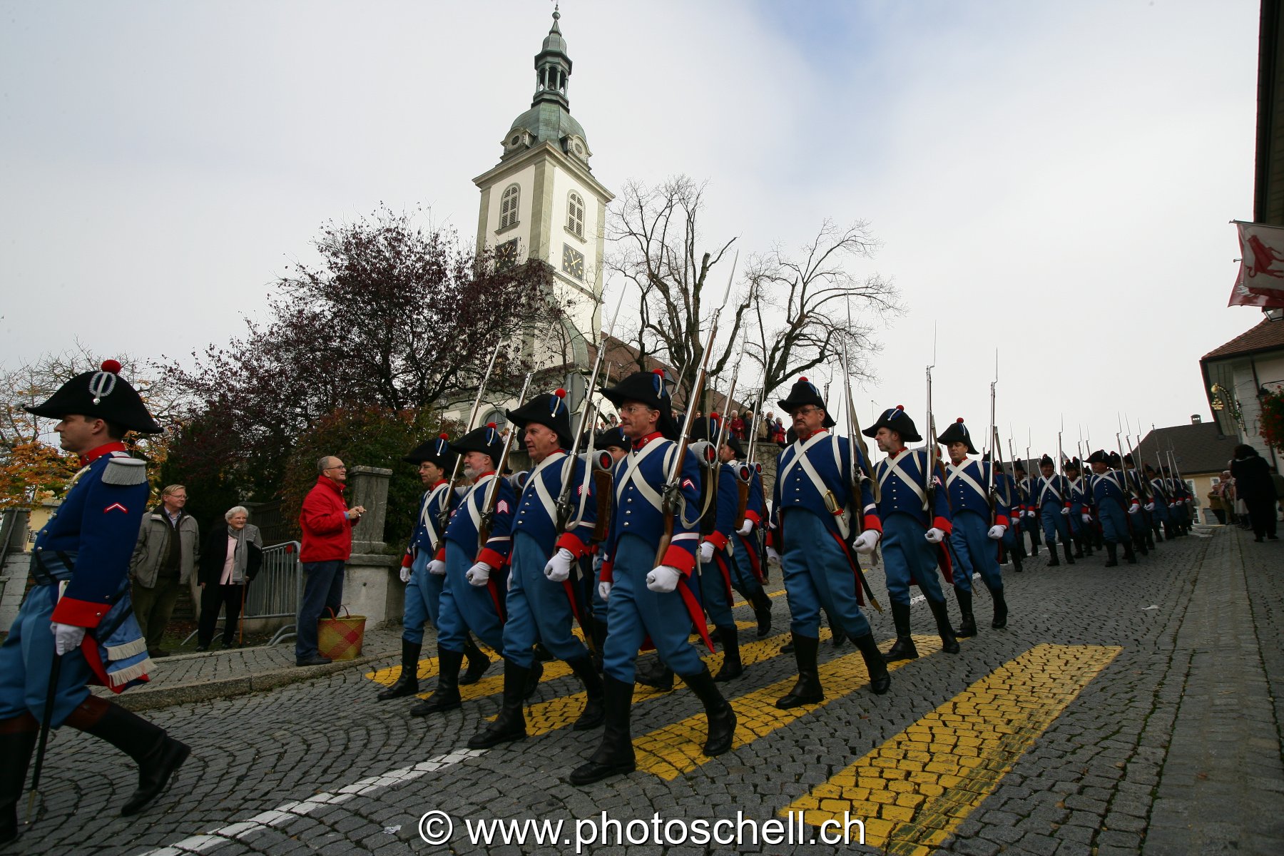 Le défilé des grenadiers