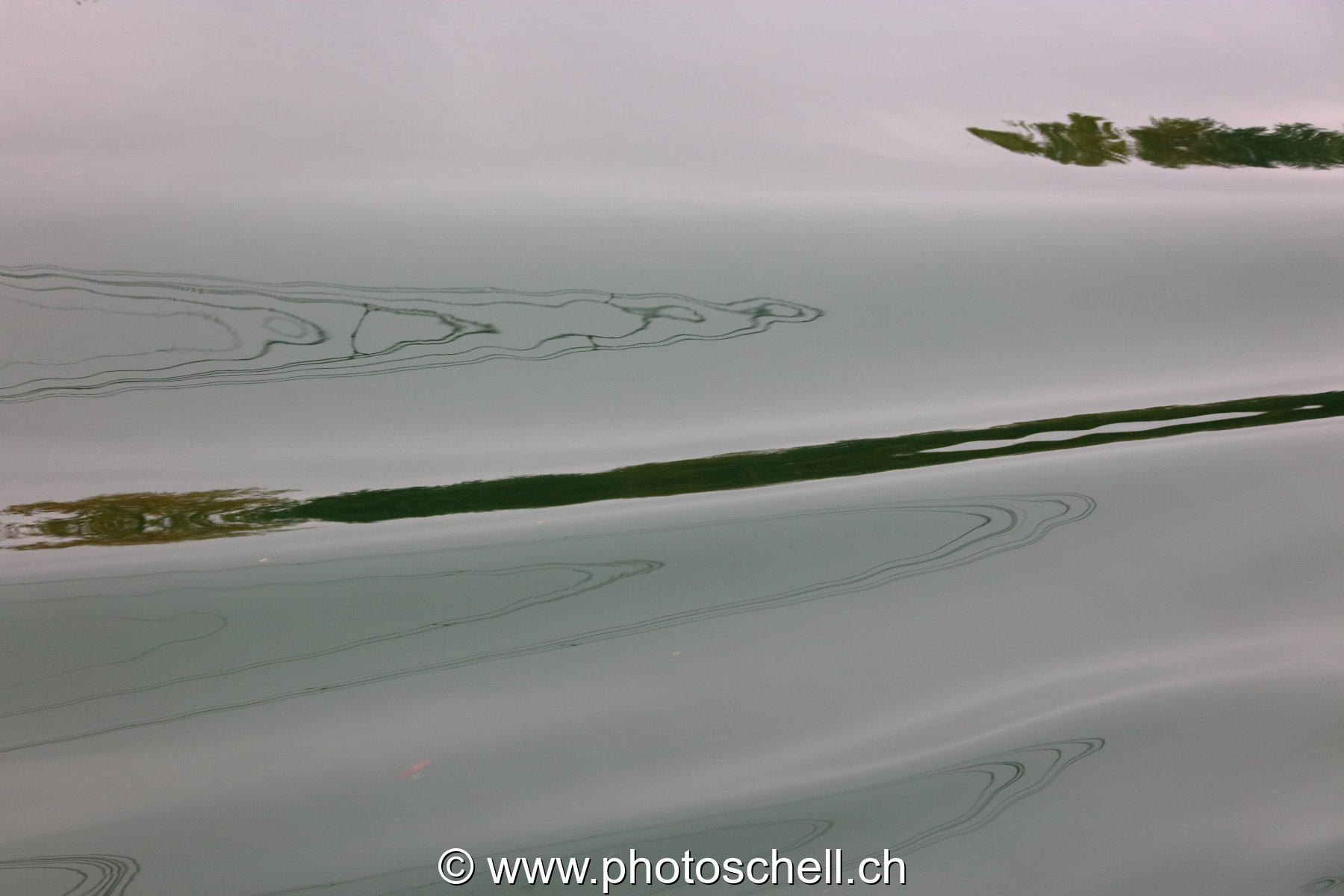 Reflet dans les vagues
