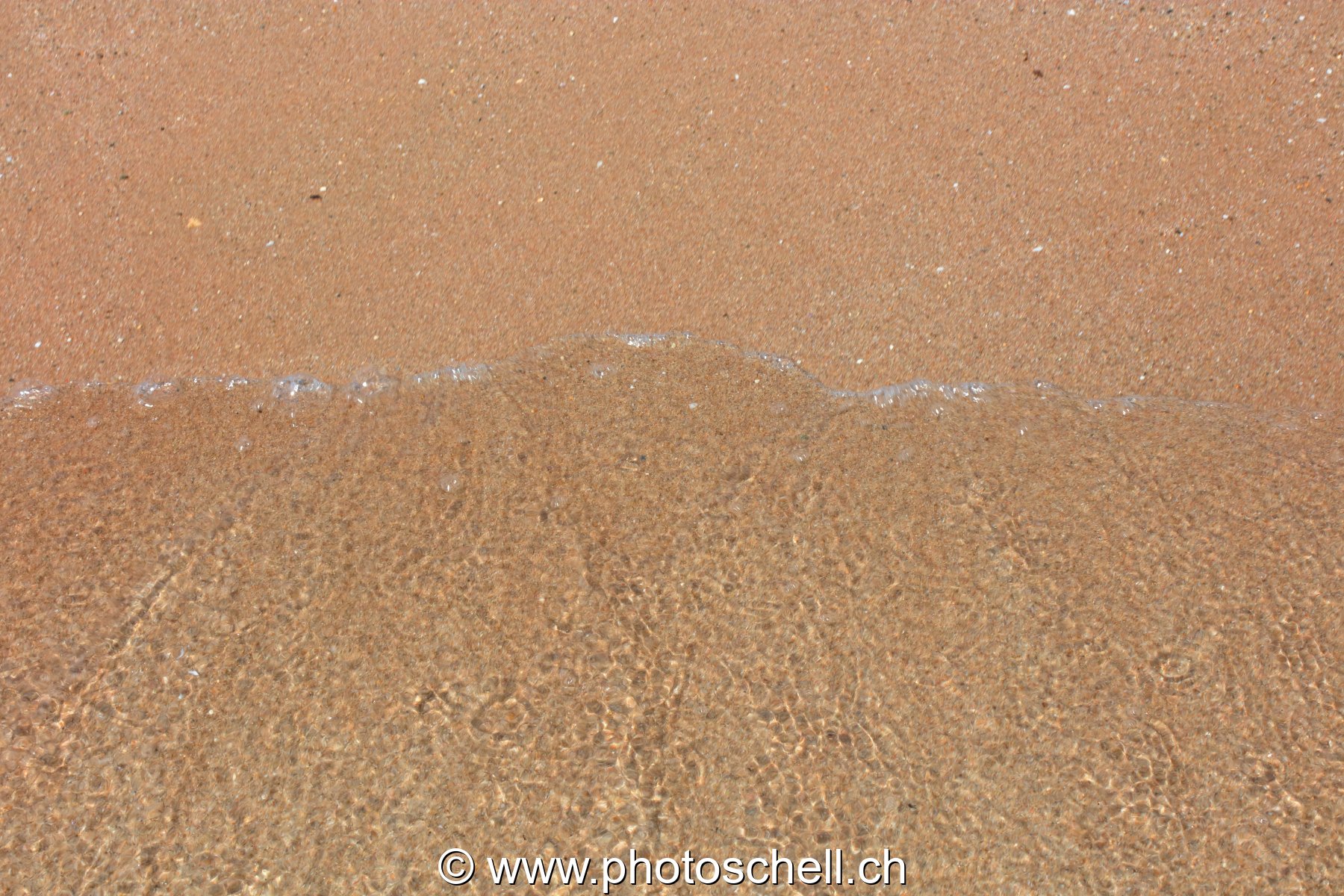 Bulles au bout des vagues