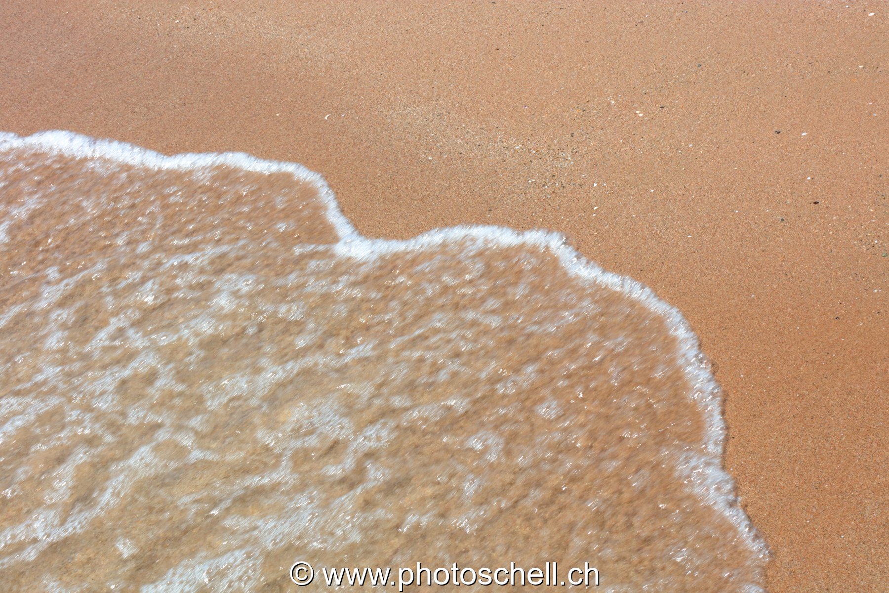 Bulles au bout des vagues