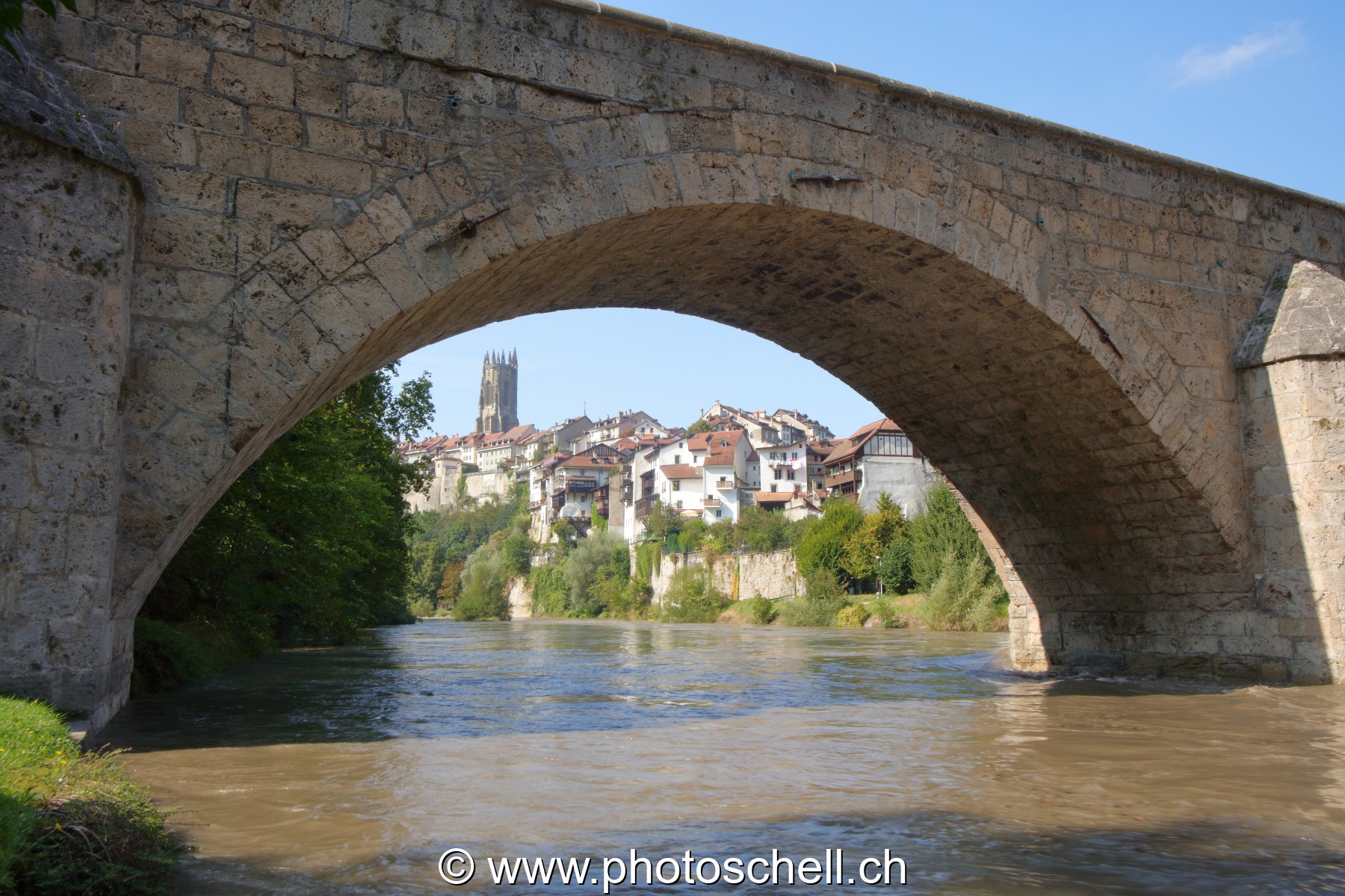 Pont à Fribourg