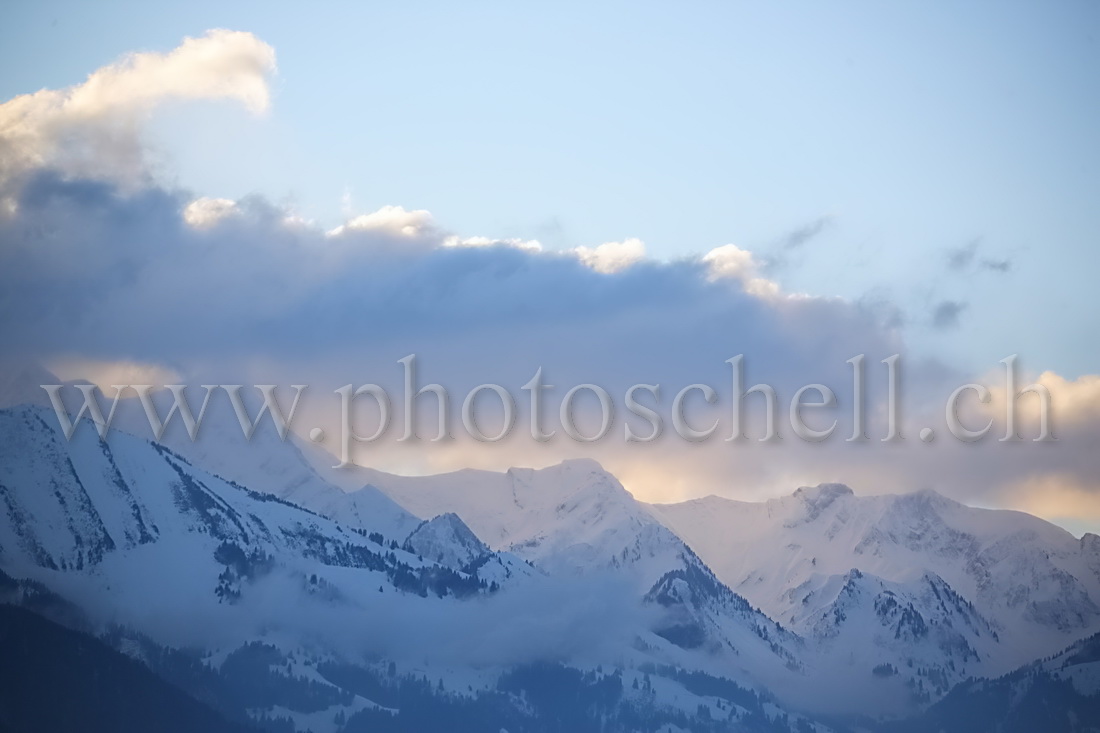 Couches de nuages du matin