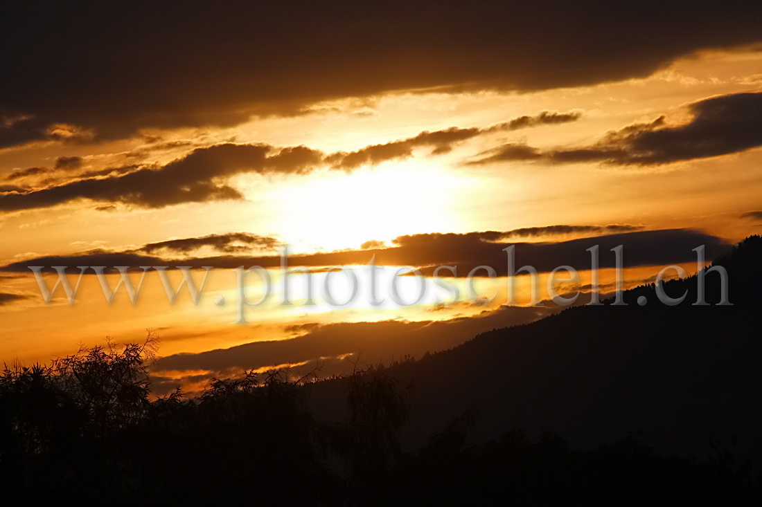 Lever de soleil sur les pentes de La Berra