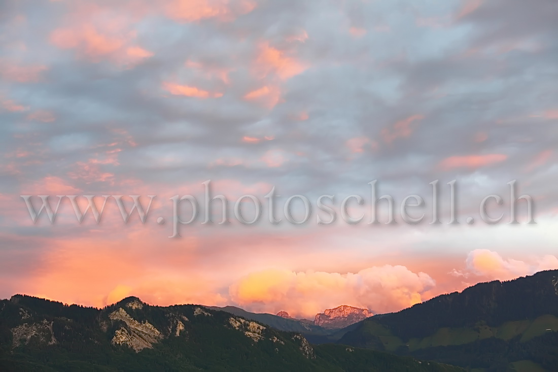 Nuages en feu