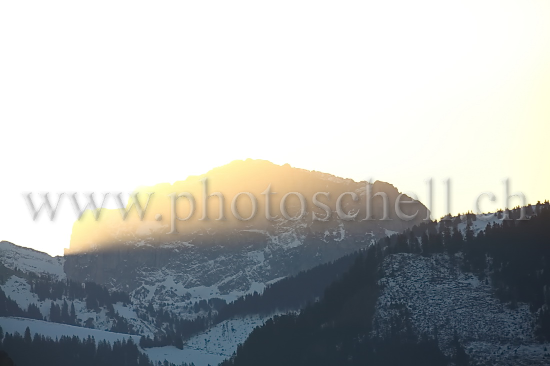 Lever de soleil sur la Dent de Savigny