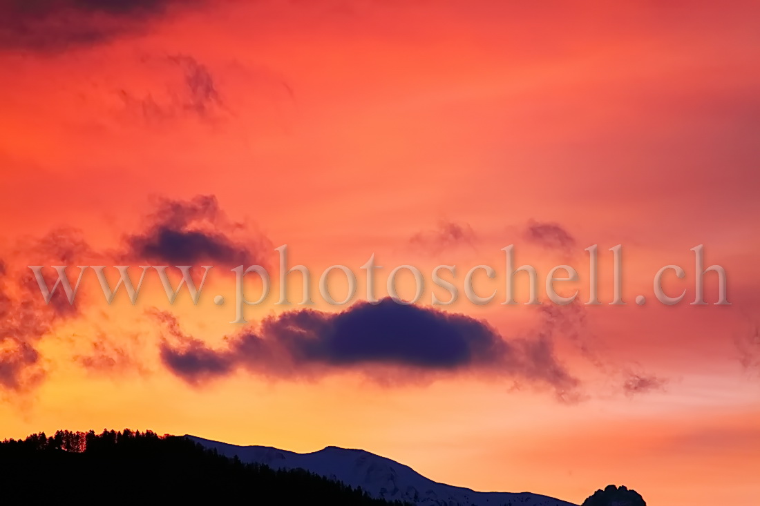 Ciel orange du matin