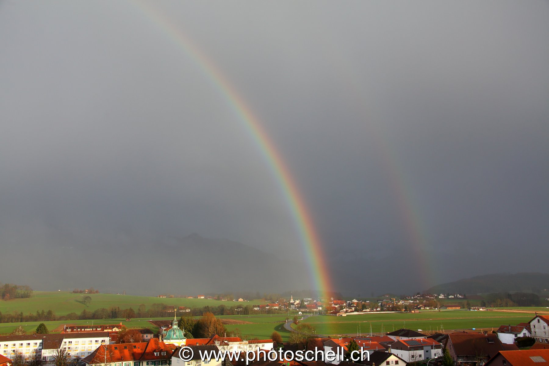 Arc en ciel sur Marsens