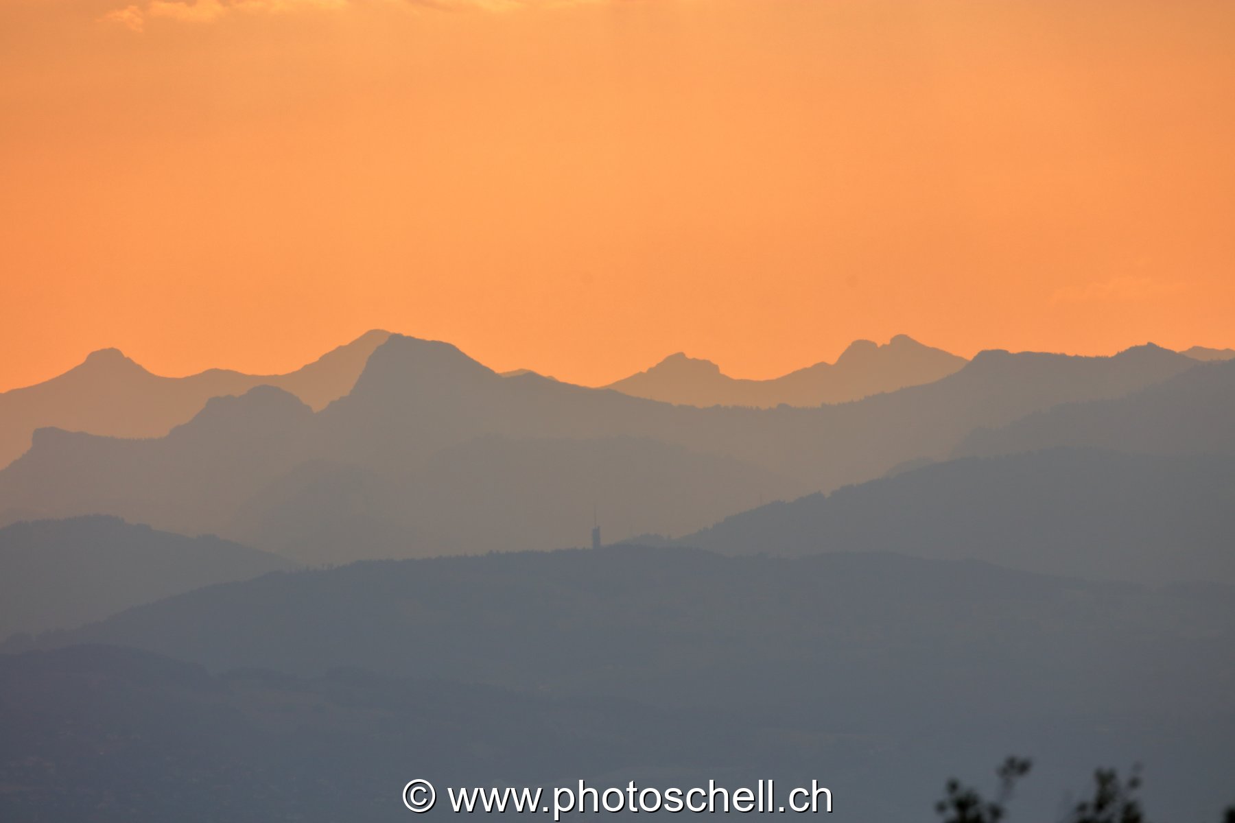 Ombres avant le lever de soleil