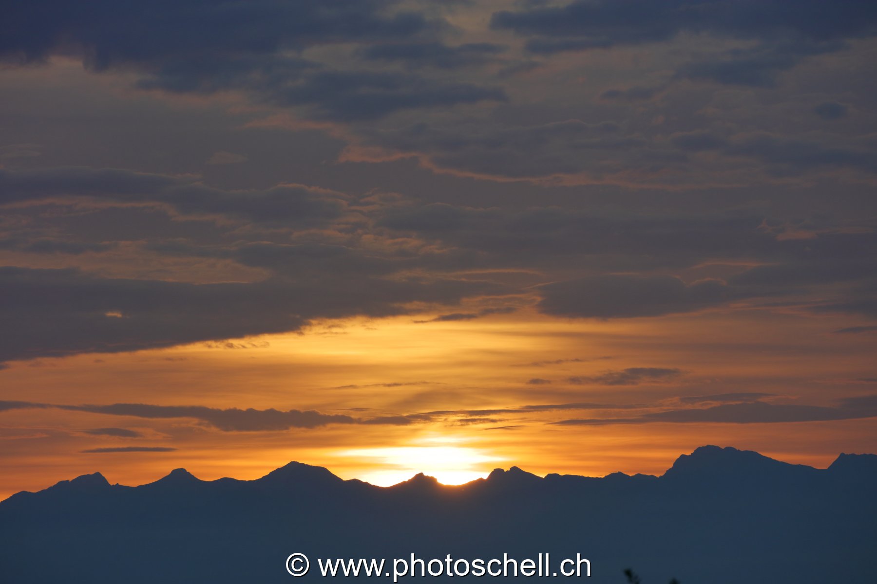 Jeux de couleurs au lever du soleil