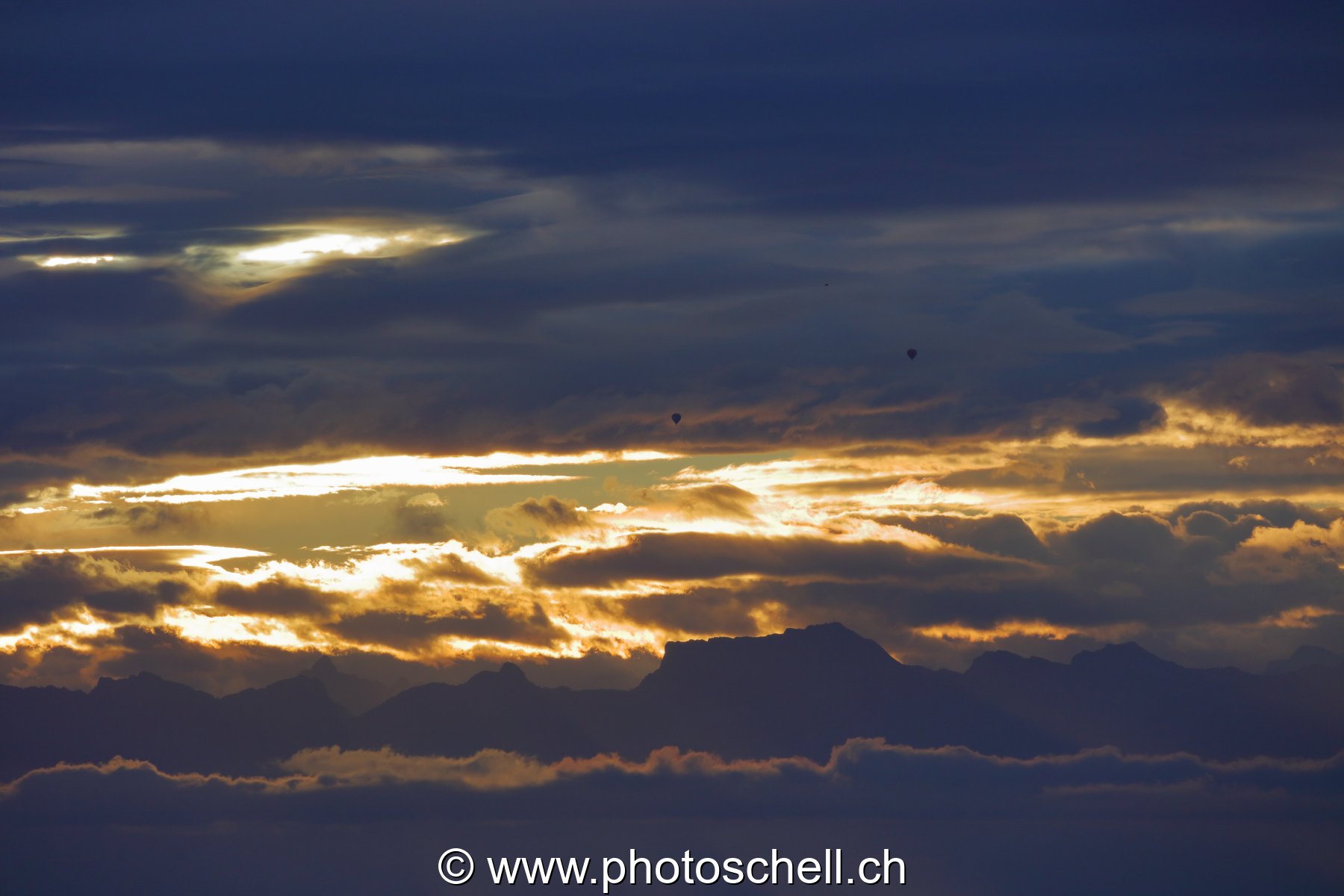 Jeux de couleurs au lever du soleil