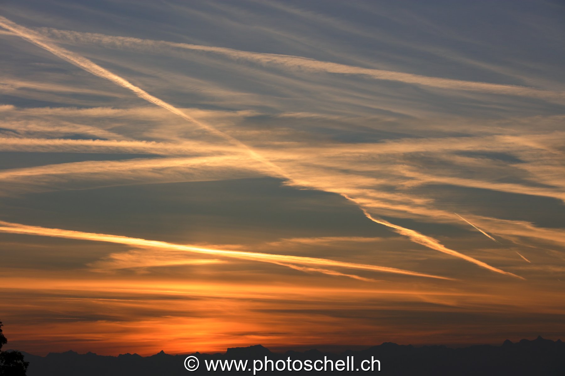 Jeux de couleurs au lever du soleil