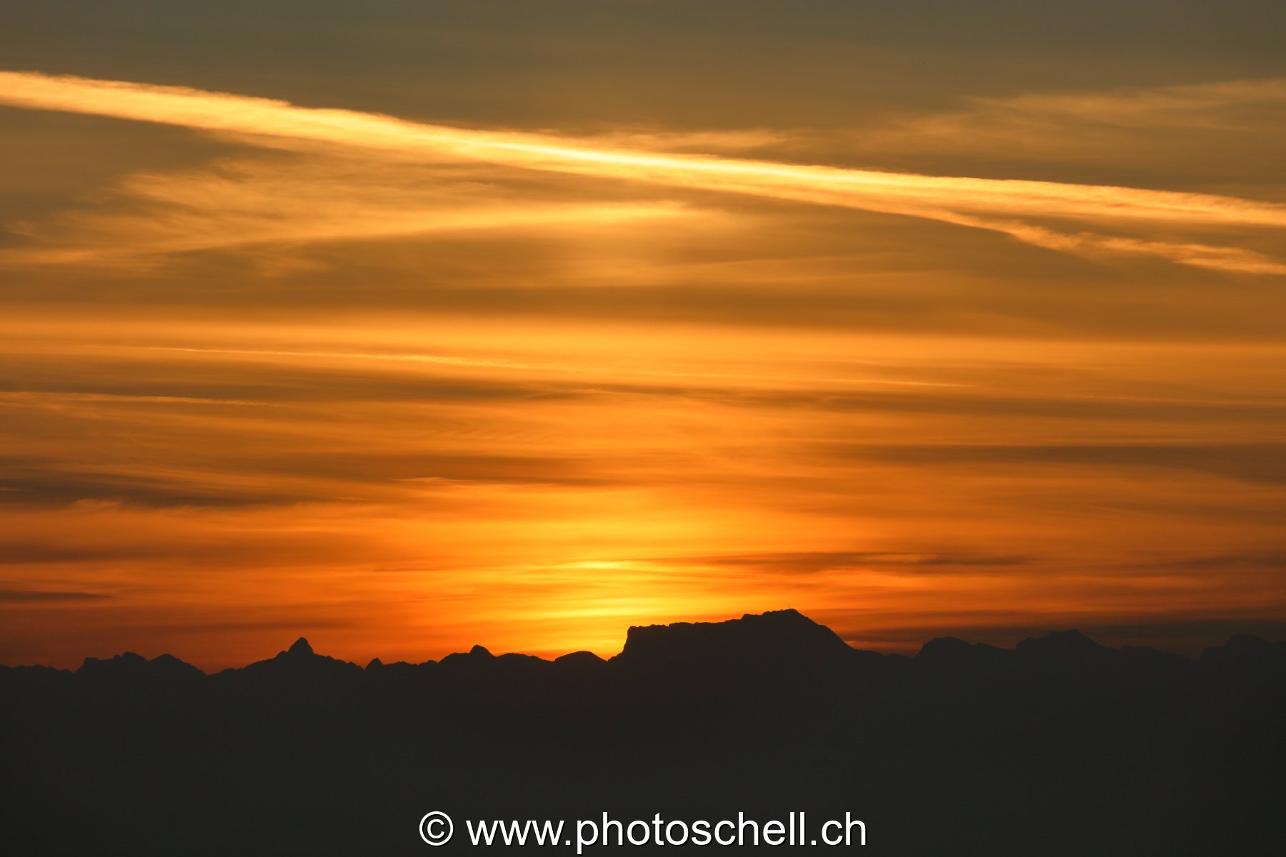 Jeux de couleurs au lever du soleil