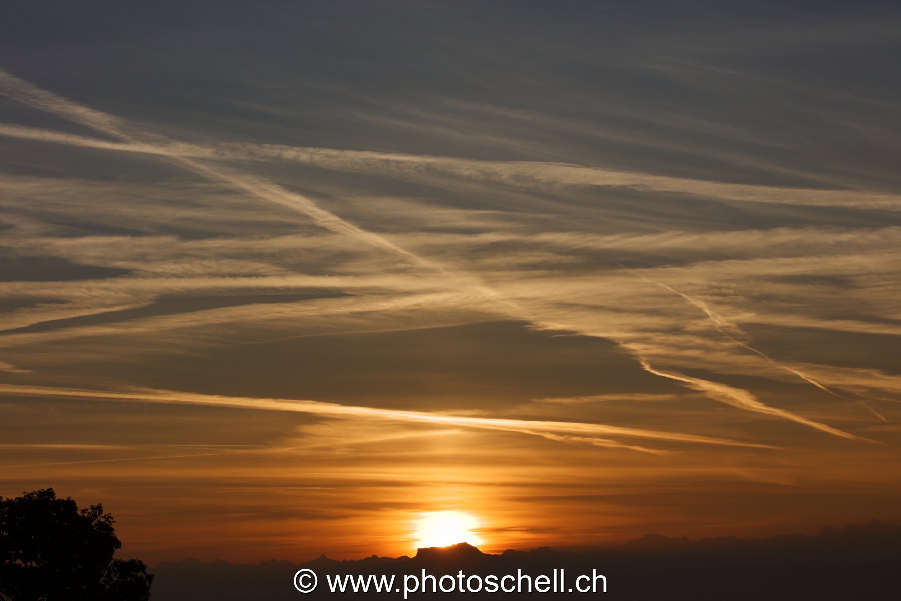 Jeux de couleurs au lever du soleil