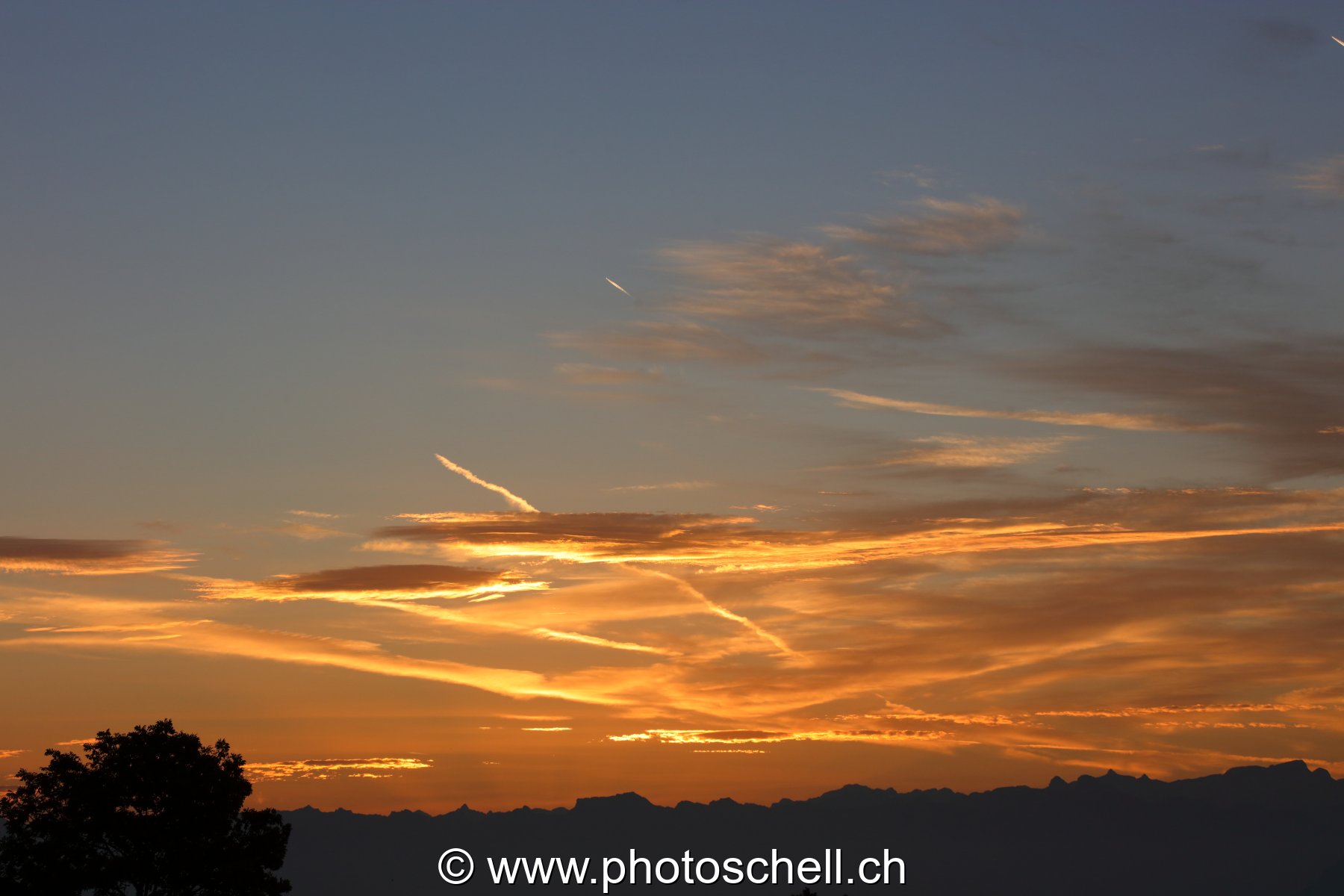 Jeux de couleurs au lever du soleil