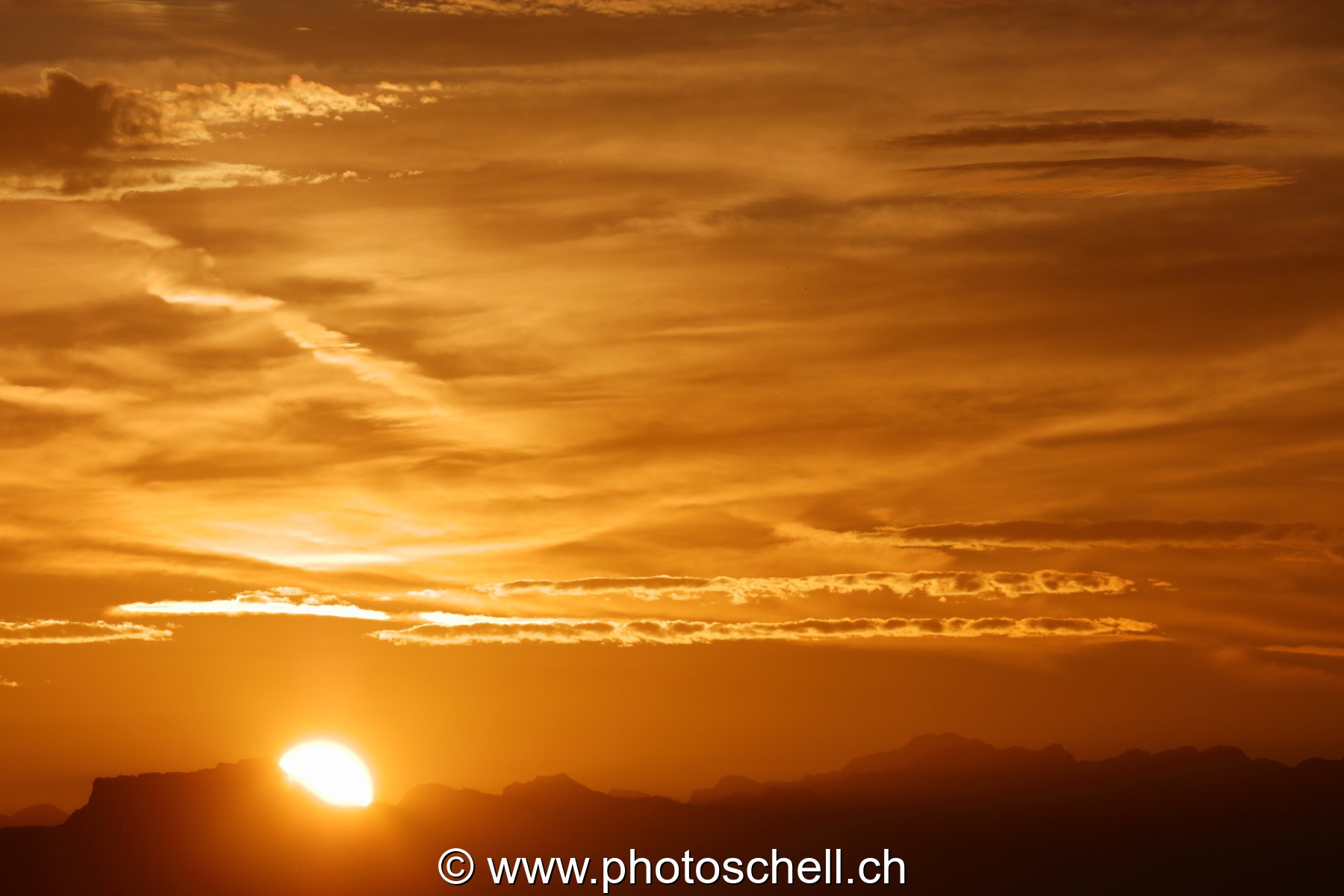 Jeux de couleurs au lever du soleil