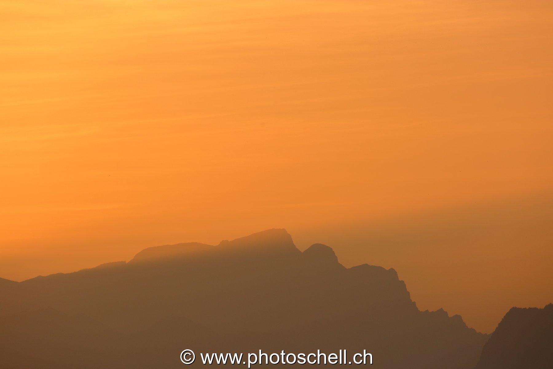 Dégradé de couleurs au lever du soleil