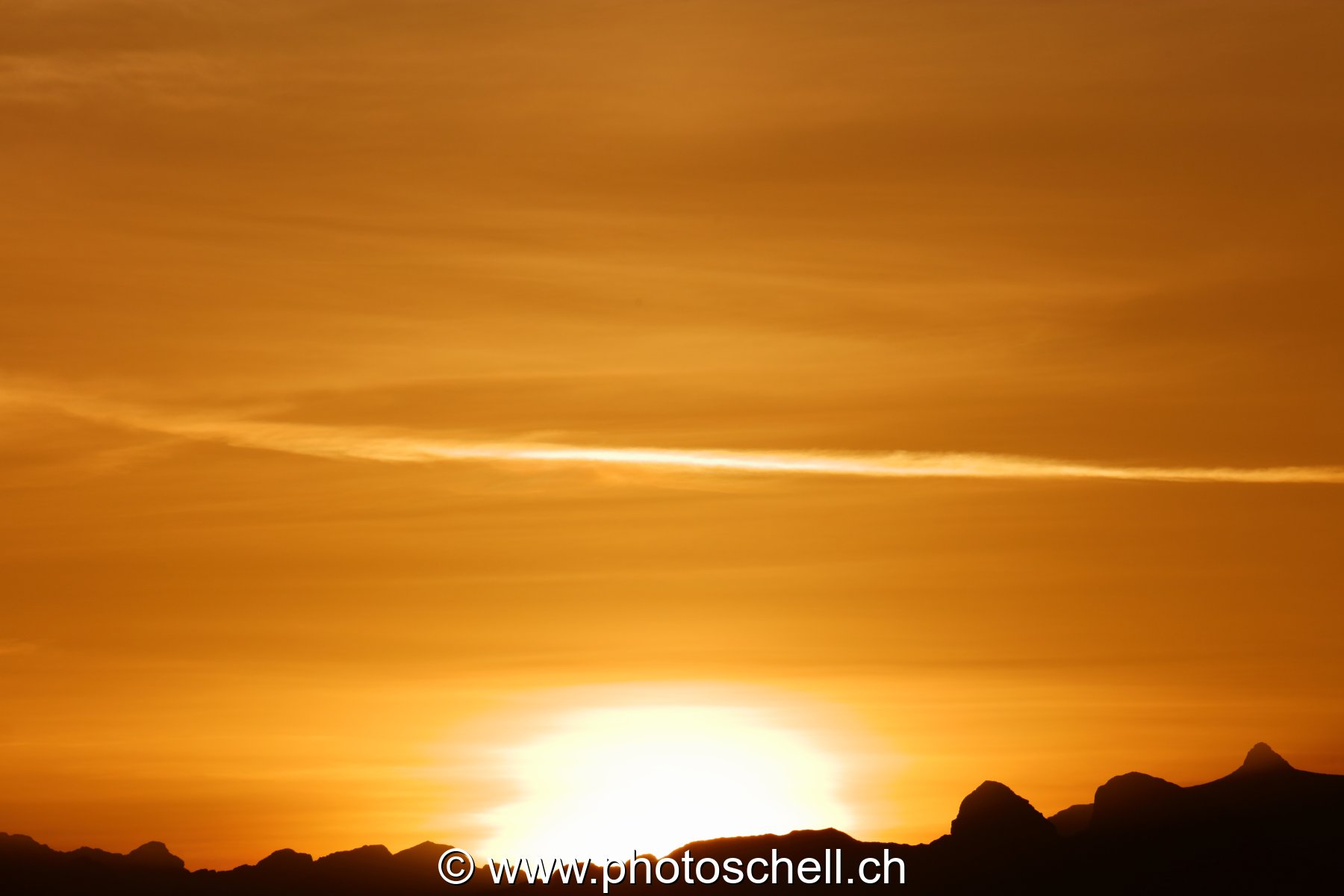 Ciel rose violacé au coucher de soleil