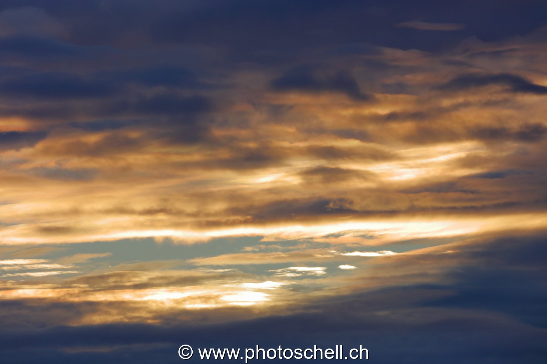 Dégradé de couleurs lors du lever de soleil
